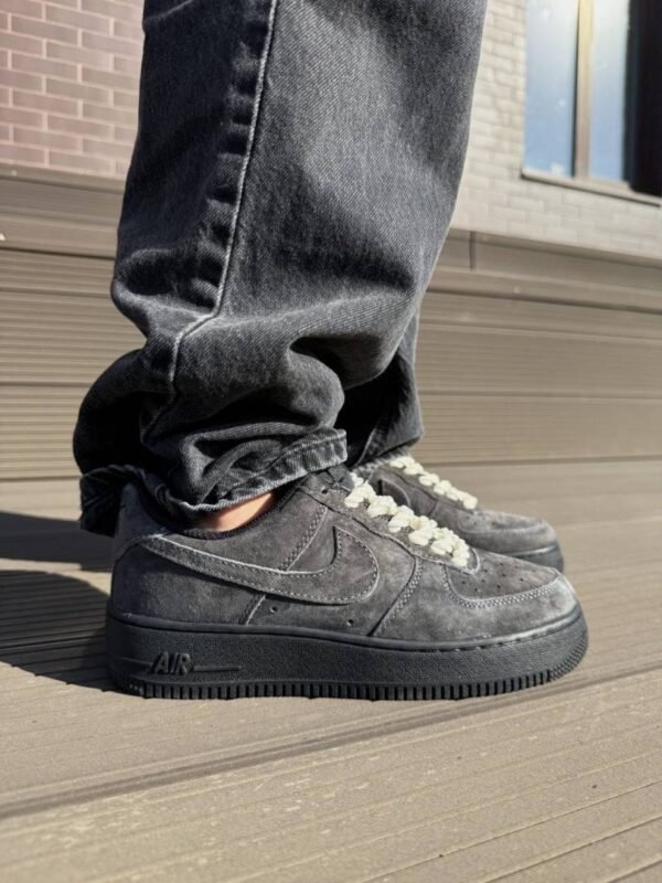 First Copy Nike Air Force 1 Low Grey White Stylish Casual Shoes India