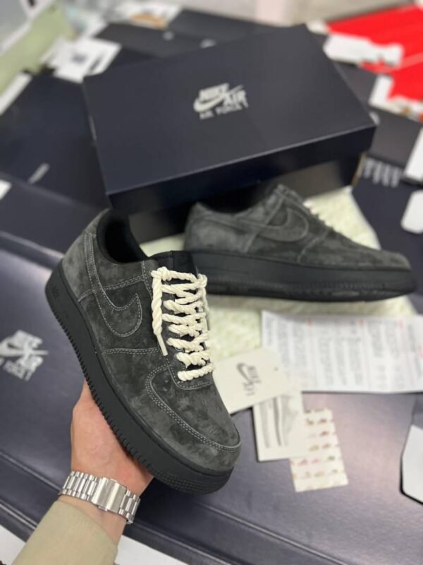 First Copy Nike Air Force 1 Low Grey White Stylish Casual Shoes India