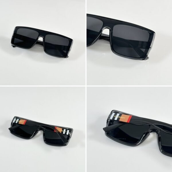First Copy Burberry Black Square Unisex Sunglasses UV Protection Premium Quality