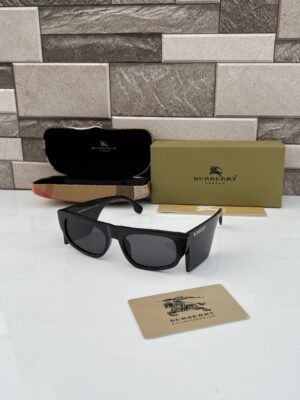 First Copy Burberry Black Square Unisex Sunglasses UV Protection Premium Quality Trending Style
