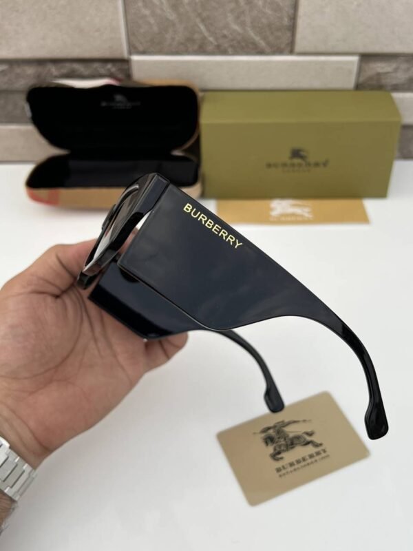 First Copy Burberry Black Square Unisex Sunglasses UV Protection Premium Quality Trending Style