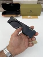 First Copy Burberry Black Square Unisex Sunglasses UV Protection Premium Quality Trending Style