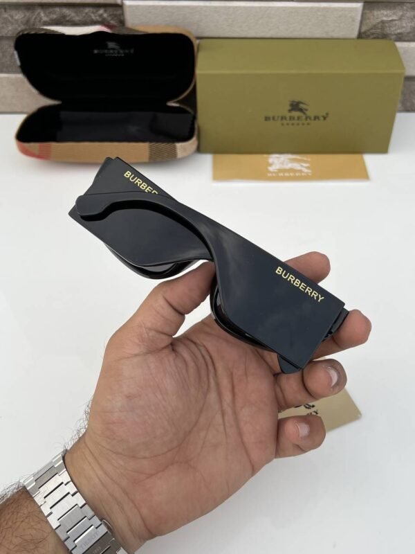 First Copy Burberry Black Square Unisex Sunglasses UV Protection Premium Quality Trending Style