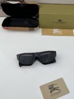 First Copy Burberry Black Square Unisex Sunglasses UV Protection Premium Quality Trending Style