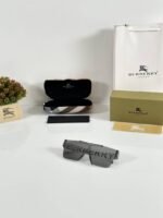 First Copy Burberry Silver Shield Unisex Sunglasses UV Protection Premium Quality