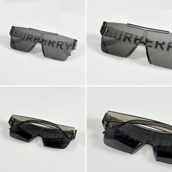 First Copy Burberry Silver Shield Unisex Sunglasses UV Protection Premium Quality