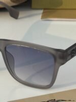 First Copy Burberry Grey Square Unisex Sunglasses UV Protection Luxury Style