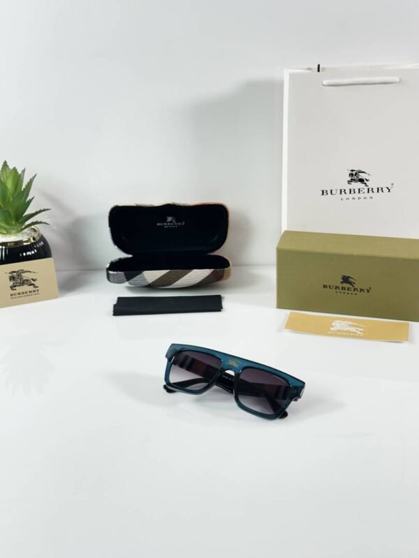 First Copy Burberry Green Square Unisex Sunglasses UV Protection Premium Quality Trending Style