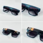 First Copy Burberry Green Square Unisex Sunglasses UV Protection Premium Quality Trending Style