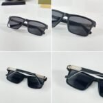 First Copy Burberry Style Square Black Sunglasses For Men UV Protection Premium Luxury Trending