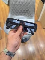 First Copy Burberry Black Rectangular Unisex Sunglasses UV Protection Premium Quality Trending Style