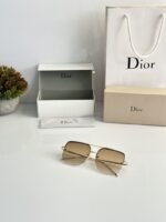 First Copy Dior Gold Aviator Sunglasses Brown Gradient Unisex UV Protection