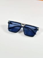 First Copy Louis Vuitton Black Aviator Frame Blue Lens Men’s Sunglasses