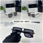 First Copy Balmain Aviator Black Sunglasses Grey Lens Unisex UV Protection