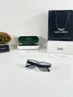 First Copy Dolce & Gabbana Grey Transparent Square Frame Men’s Sunglasses