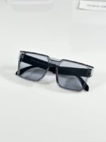 First Copy Dolce & Gabbana Grey Transparent Square Frame Men’s Sunglasses