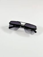 First Copy Louis Vuitton Black Aviator Frame Grey Gradient Men’s Sunglasses