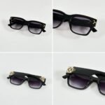 First Copy Louis Vuitton Black Square Frame Grey Gradient Men’s Sunglasses