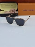 First Copy Louis Vuitton Gold Aviator Frame Men’s Sunglasses