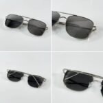 First Copy Dior Silver Aviator Sunglasses Grey Lens Unisex UV Protection