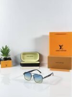 First Copy Louis Vuitton Black Aviator Frame Men’s Sunglasses