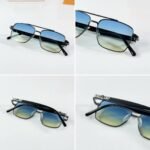 First Copy Louis Vuitton Black Aviator Frame Men’s Sunglasses