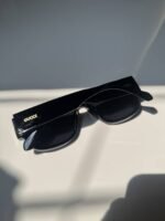 First Copy Gucci Wraparound Sunglasses Black Frame Grey Lens