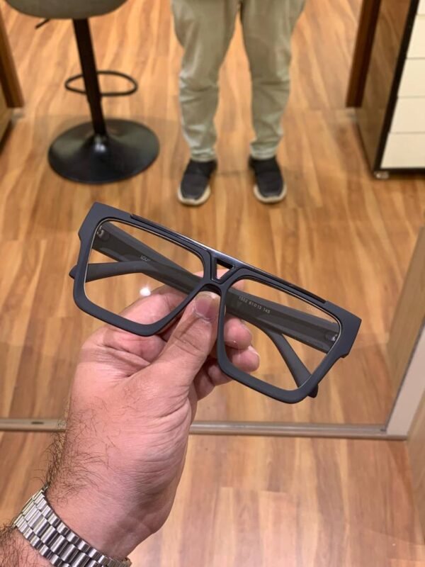 First Copy Louis Vuitton Black Square Frame Men’s Eyeglasses