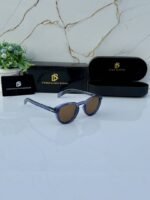 First Copy David Beckham Blue Round Unisex Sunglasses