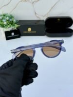 First Copy David Beckham Blue Round Unisex Sunglasses