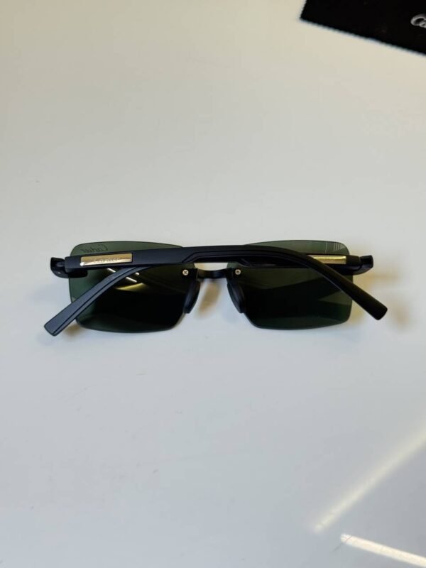 First Copy Cartier Round Green Lens Sunglasses Metal Frame Unisex UV Protection 62606