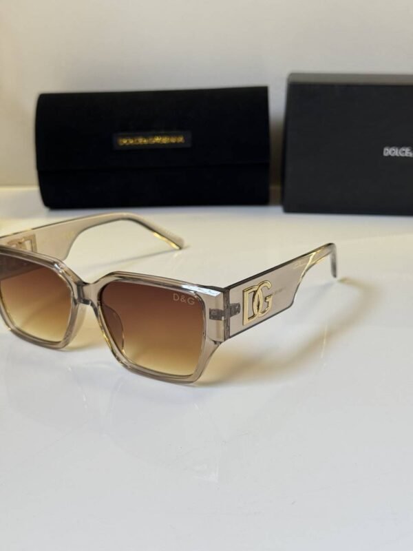 First Copy Dolce & Gabbana Gold Aviator Sunglasses Brown Gradient Unisex UV Protection