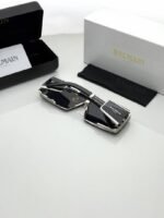 First Copy Balmain Transparent Rectangle Sunglasses Grey Lens Unisex UV Protection