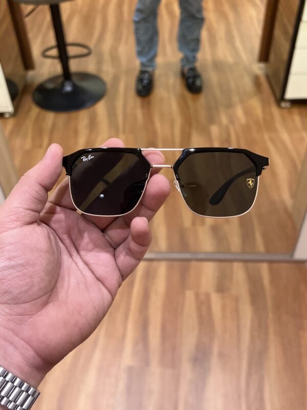 First Copy Rayban 04 Gold Green Sunglasses