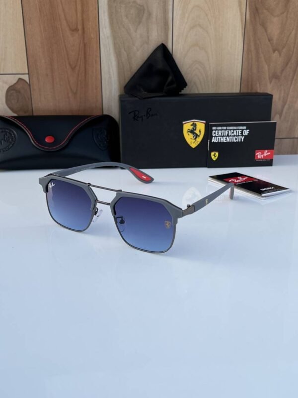 First Copy Rayban 04 Grey Blue Sunglasses