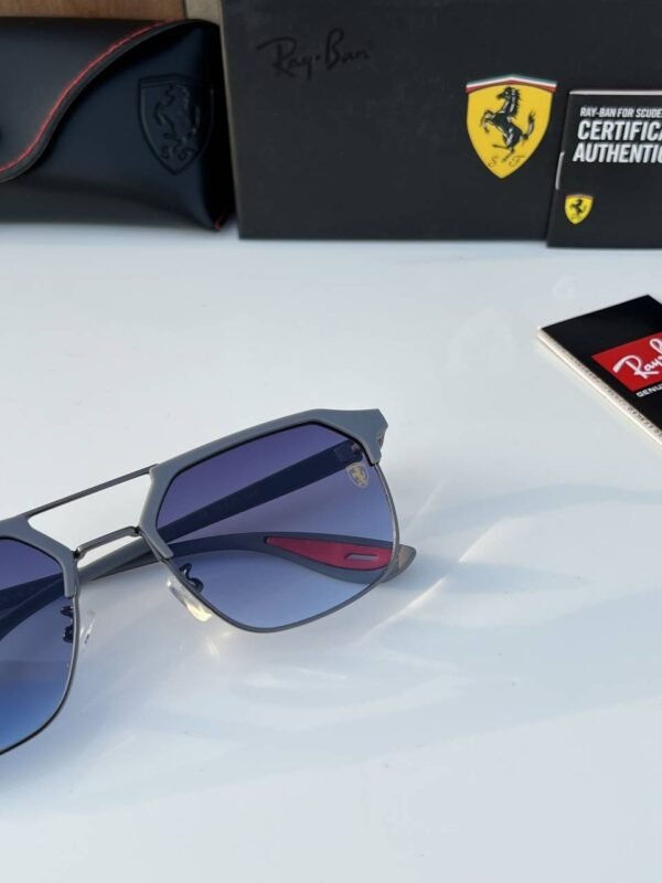 First Copy Rayban 04 Grey Blue Sunglasses