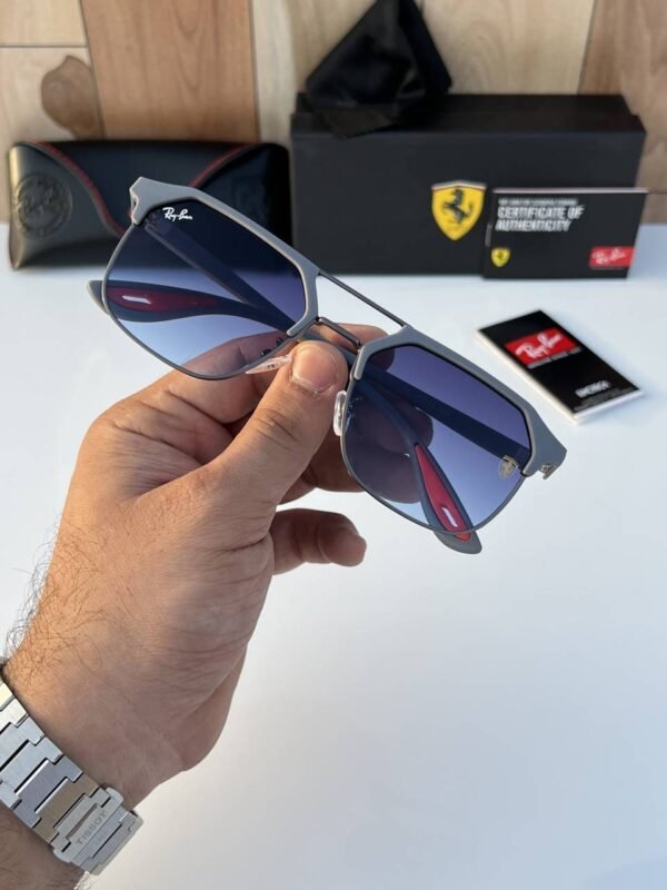 First Copy Rayban 04 Grey Blue Sunglasses