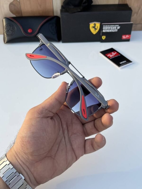 First Copy Rayban 04 Grey Blue Sunglasses