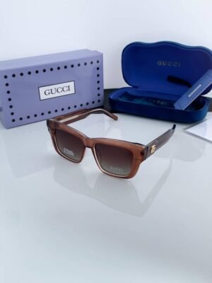 First Copy Gucci 727 Brown Black Sunglasses