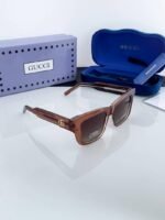 First Copy Gucci 727 Brown Black Sunglasses