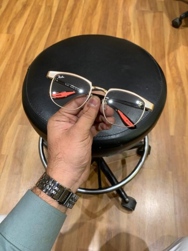 First Copy Rayban 03 Gold Plano Sunglasses