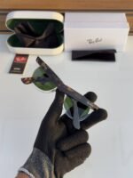 First Copy Ray Ban 2140 Wayfarer Green Lens Men’s Sunglasses Glass Quality