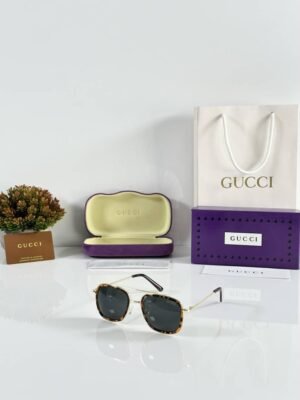 First Copy Gucci GG6639 Sunglasses Gold Black
