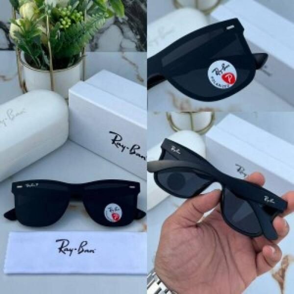 First Copy Rayban Blaze Full Black Sunglasses