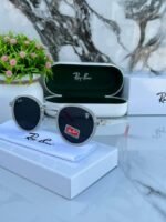 First Copy Rayban 3675 White Black Sunglasses