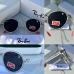 First Copy Rayban 3675 White Black Sunglasses