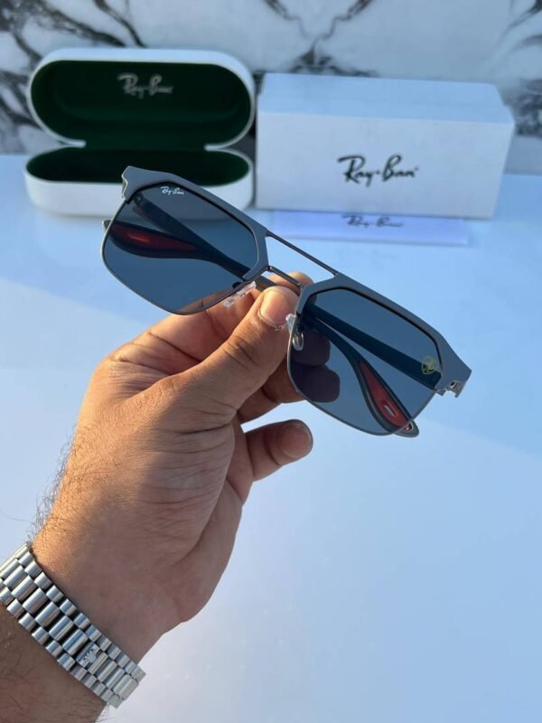 First Copy Rayban 04 Grey Black Sunglasses