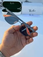First Copy Rayban 04 Grey Black Sunglasses