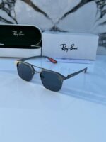 First Copy Rayban 04 Grey Black Sunglasses