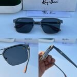 First Copy Rayban 04 Grey Black Sunglasses